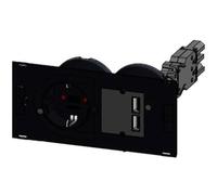 Bachmann 929.040 - Set 2 prese 1xDUE CEE7/7+USB Charger 1xT-Verteiler GST18