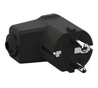Bachmann 960.102 Spina angolata di sicurezza Polipropilene 250 V Nero IP20