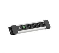 Bachmann BM005906 Connectus 4xCEE7/3 1xSchalter 2.0m CEE7/7 Grau