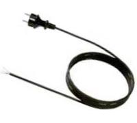 Bachmann - Cavo di alimentazione - CEE 7/7 (s) a senza tappo 30 mm assoluto 16 A - 3,0m - Sella - Black (323.185) NEW