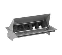 BACHMANN CONEO - Set 2 x UTE 2 x CM 0,2 m GST18 in Alluminio Bianco