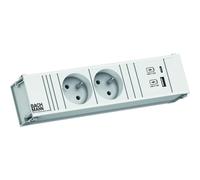 BACHMANN Coni 2 x UTE 1 x USB A/C 22 W 0,2 m GST18 RAL9010