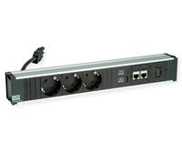 Bachmann CONI 3 X CEE7/3 2 X CAT6a 1xHMDI, 1 X USB Charger A/C 22W