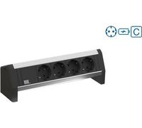 Bachmann DESK 1 - Multipresa - AC 250 V - Ingresso ingresso GST18i3 - Porte di uscita 2 (2 x USB 2 x CEE 7/3) - Cavo da 1 m - N