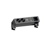 Bachmann - Desk 2 Prolunghe E Multiple Interno 0,2 M 2 Presa (e) Ac Nero