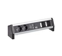 BACHMANN Desk 2xCEE7/3 1xUSB Charger