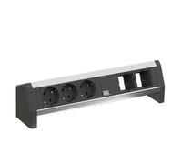 BACHMANN Desk 3xCEE7/3 sw 2xCM, 1m 3G1,5mm² GST18
