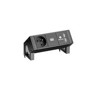 BACHMANN DESK2 1 x UTE 1 x Caricatore USB 0,2 m GST18 RAL9005