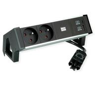 BACHMANN DESK2-2 porte USB A&C 22 W, 0,2 m, GST18