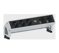 E_0001_2186324 Bachmann Bachmann DESK 2 3AC outlet(s) 0.2m Nero, Acciaio inossid