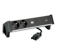 Bachmann DESK2 - Caricatore USB USB da 60 W, 0,2 m, Colore: Nero
