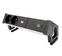 BACHMANN DESK2 GST18-2 x UTE 1 x USBC 60 W, 0,2 m, Colore: Nero
