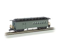 Bachmann Industries 1860-1880 Passenger Cars - Combine - Painted, Unlettered Gre