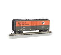 Bachmann Industries Aar 40 'Steel Box Car Great Northern Train Car, N Scale