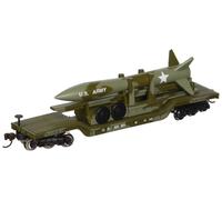 Bachmann Industries Inc. 52' Center-Depressed Flat-Car Olive Drab Military with
