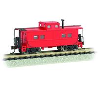 Bachmann Industries Inc. Northeast Steel Caboose Painted, Unlettered - N Scale,