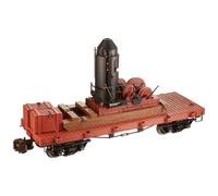 Bachmann Industries Log Skidder with Crate on 20' Log Car - Large """"G"""" Rolling Stock (1:20 Scale)