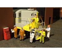 Bachmann Industries Miniatura Ho Scale Figure Meccaniche Treno (6 Pezzi)