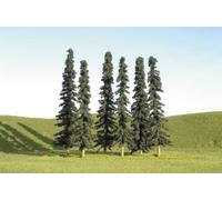 Bachmann Industries Scene Scapes HO Scale 4-6" Conifer Trees (24 per Bag)