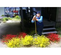 Bachmann Industries SceneScapes Grass Tufts, Yellow/Red, 10mm 10MM Yellow/Red