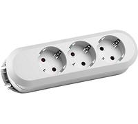 Bachmann Multipresa Smart 3xprese bianco senza cavo presa da tavolo SMART 3x bianco senza cavo prese con contatto di protezione