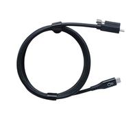 BACHMANN Ochno - Cavo USB-C con Vite, 2 m, Colore: Nero