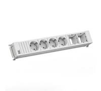 BACHMANN Power Frame 4xCEE7/3 2xCM 0,2m GST18 RAL9010