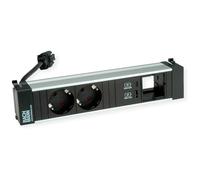 BACHMANN Power Frame M 2xCEE7/3, 1xUSB A&C 22W 1xCM 0,2m GST18