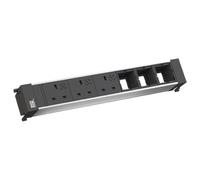 Bachmann Power Frame - Multipresa 3 X UK nero + 3 x spine