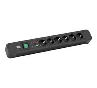 BACH 350.002 - Presa multipla, PRIMO 2, tipo F - CEE 7/3, a 6 ingressi