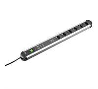 Bachmann PRIMO 1,75 m Interno Nero Grigio 6 presa(e) AC Sovraccarico 331.055