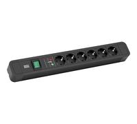 BACH 350.002 - Presa multipla, PRIMO 2, tipo F - CEE 7/3, a 6 ingressi