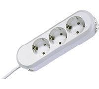 BACHMANN SMART 3-fach Steckdosenleiste weiB NUOVO