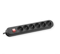 Smart protezione da sovraccarico 6 presa(e) AC 5 m Beige, Ciabatta Nero, 6 presa(e) AC, 16 A, 3680 W, 5 m, Beige, 340 mm