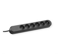 Smart prolunghe e multiple 5 m 6 presa(e) AC Nero, Ciabatta Nero, 5 m, 6 presa(e) AC, Nero, 3680 W, 16 A, Nero