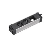 BACHMANN Step in Alluminio, 2 x CEE7/3, 1 x cm, GST18