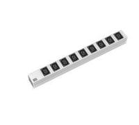Bachmann - Striscia socket (rack - Build -in) - 9 tappi di uscita - 1U - 48,3 cm (19 ") (333.6163) NEW