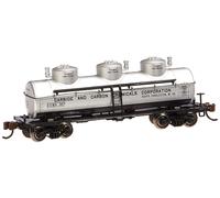 Bachmann Trains 17155 3 Dome Tank Carbide and Carbon Chemicals Car, N Scale