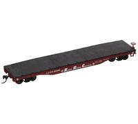 Bachmann Trains 17302 52' Flat Car-Santa FE-HO Scale