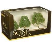 Bachmann Trains 32008 SCENE SCAPES - 3"- 4" ELM TREES (3 per box) - HO Scale