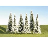 Bachmann Trains 32154 Scene Scapes 4"-6" Pine Trees with Snow Train (24 Piece)