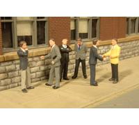 Bachmann Trains 33112 Industries Miniature HO Scale Figures Businessmen Train (6