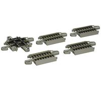 Bachmann Trains 44541 Snap-Fit E-Z Track 90 Degree Crossing (1/Card) -Nickel Sil