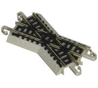 Bachmann Trains 44840 Snap-Fit E-Z Track 30 Degree Crossing (1/Card) -Nickel Sil
