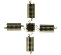 Bachmann Trains 44841 Snap-Fit E-Z Track 90 Degree Crossing (1/Card) -Nickel Sil