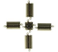Bachmann Trains 44841 Snap-Fit E-Z Track 90 Degree Crossing (1/Card) -Nickel Sil