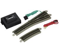 Bachmann Trains 44864 E-Z Track 4 Turnout - Right (1/card) N Scale