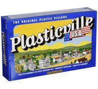 Bachmann Trains 45152 PLASTICVILLE U.S.A Classic Kits-Farm Buildings with Animal