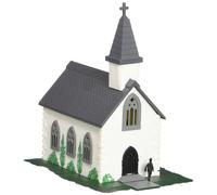 Bachmann Trains 45815 (PLASTICVILLE U.S.A. BUILT-UP BUILDING-COUNTRY CHURCH-N Sc
