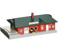 Bachmann Trains 45908 PLASTICVILLE U.S.A. Built-UP Building-Passenger Station-N